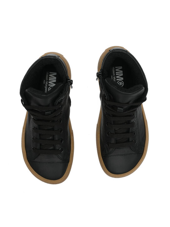 Кеды высокие с флисвой подкладкой MM6 , арт.  | Фото 5