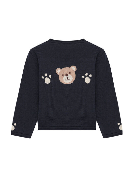 Джемпер, принт мишка и лапки Maglificio di Verona , арт.  | Фото 2