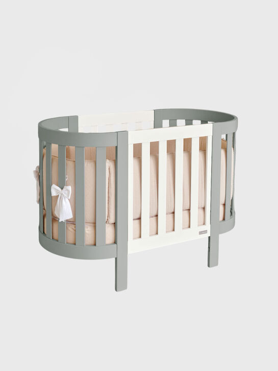 Кровать-трансформер Lunetta Ovale, белый/серый ITALBABY , арт.  | Фото 2