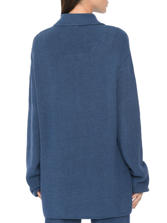 Кардиган с отложным воротником, синий Dan Maralex , арт.  | Фото 5