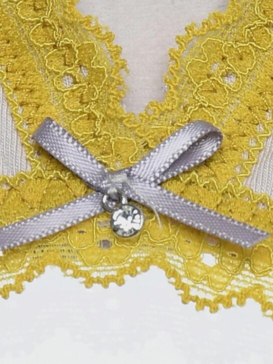 Бюстгальтер с желтой кружевной тесьмой Sanetta , арт.  | Фото 3