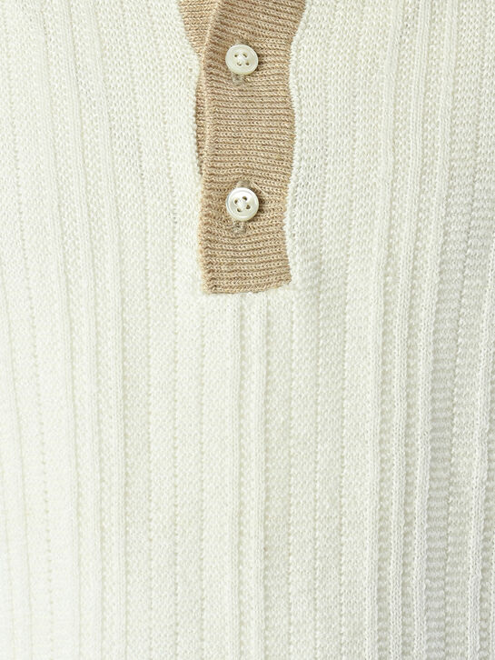 Футболка-поло с коричневой отделкой Eleventy , арт.  | Фото 3