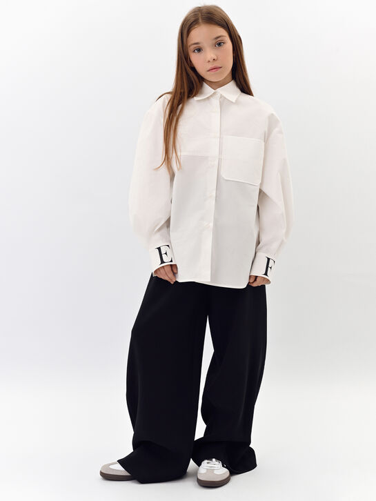 Рубашка с лого на манжетах Elisabetta Franchi , арт.  | Фото 2