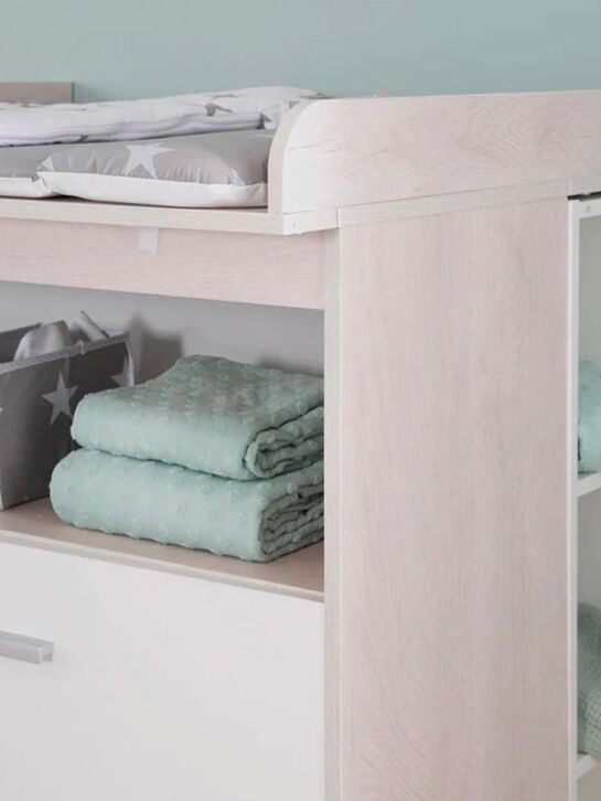 Пеленальный комод Julia, белый/выбеленный дуб Roba , арт.  | Фото 4