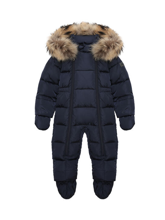 Комбинезон с межовой отделкой, синий IL Gufo , арт.  | Фото 1