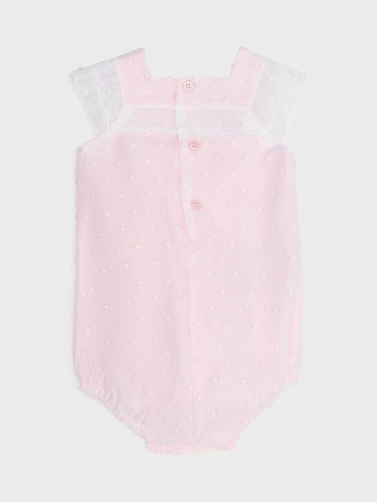 Песочник с кружевной отделкой, розовый Paz Rodriguez , арт.  | Фото 2