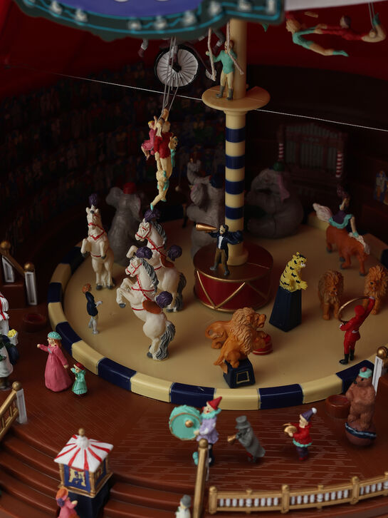 Новогодний сувенир Цирк &quot;Большой топ&quot;, 31 см, адаптер Musicboxworld , арт.  | Фото 6