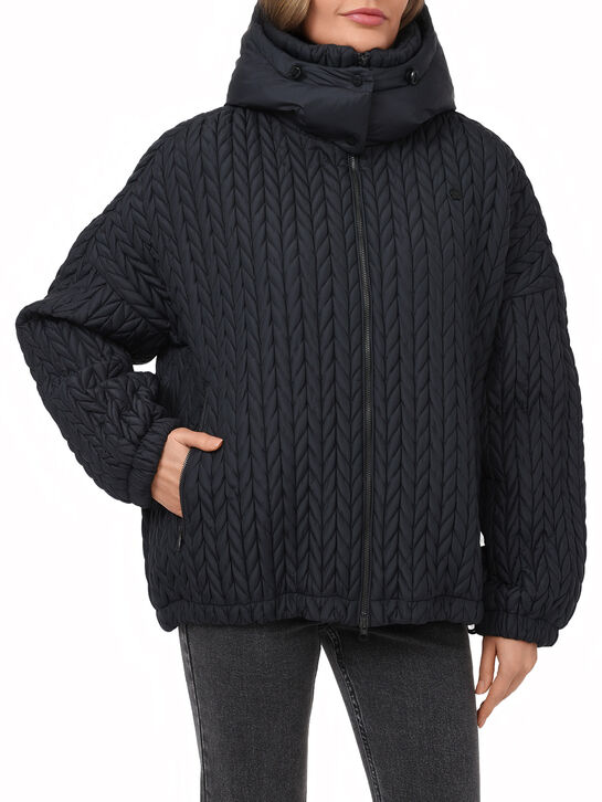 Куртка с капюшоном, черная Naumi , арт.  | Фото 3
