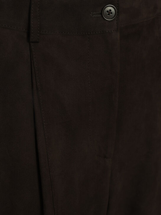 Брюки замшевые, коричневые Parosh , арт.  | Фото 3