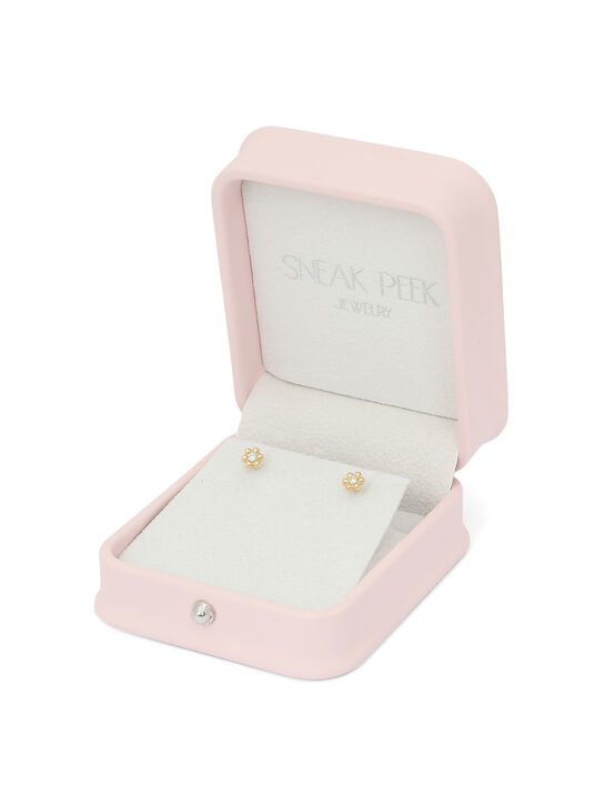 Серьги-пусеты, 585 золото Sneak Peek , арт.  | Фото 6