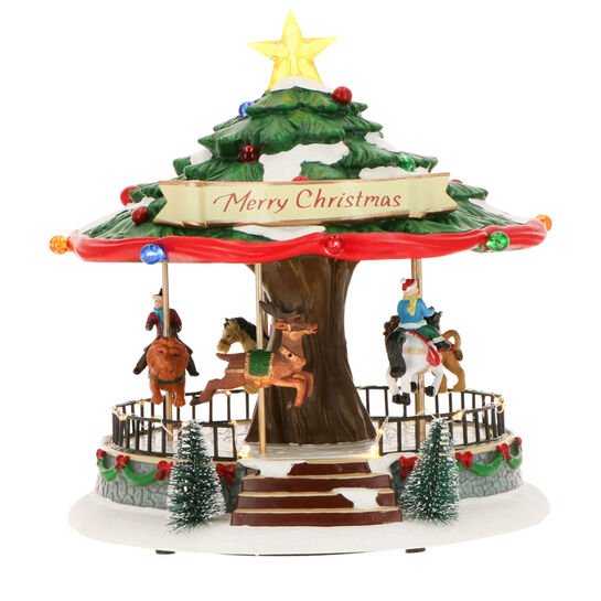 Новогодний сувенир &quot;Карусель&quot; LED с адаптером, 25x24,5x26 см Timstor , арт.  | Фото 1