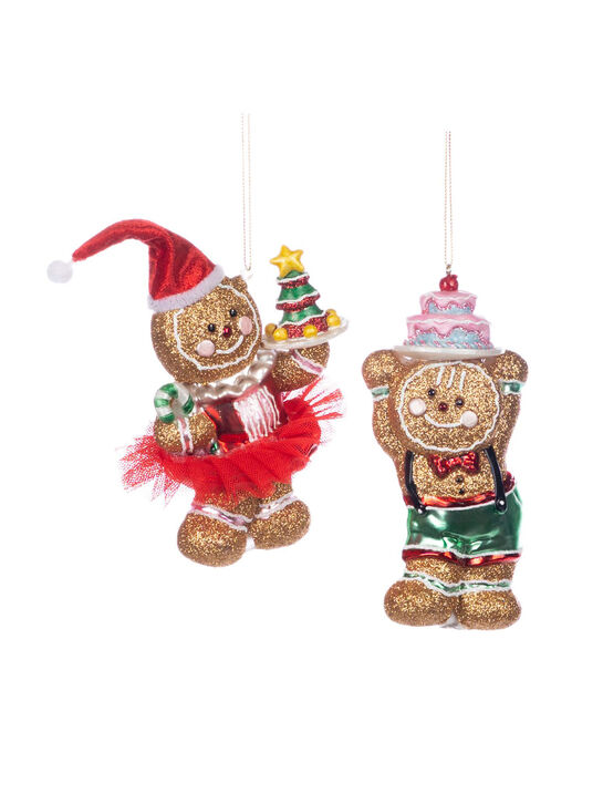 Елочные подвески Пряничные мальчик и девочка, 15 см Goodwill , арт.  | Фото 1
