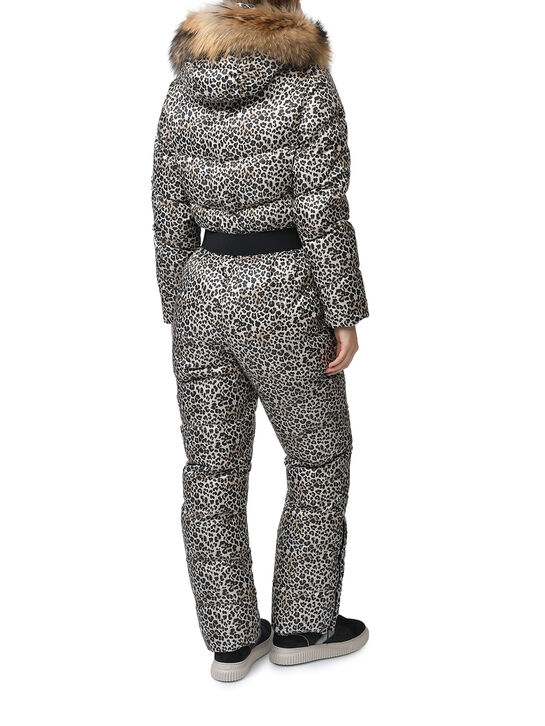 Комбинезон с меховой опушкой на капюшоне, леопардовый Freedomday , арт.  | Фото 4