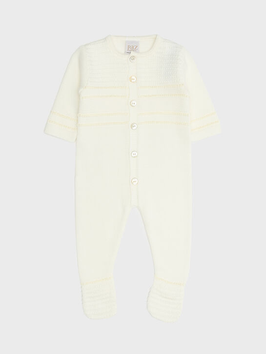 Комбинезон вязаный, кремовый Paz Rodriguez , арт.  | Фото 1