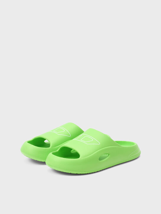 Шлепанцы салатового цвета Diesel , арт.  | Фото 9