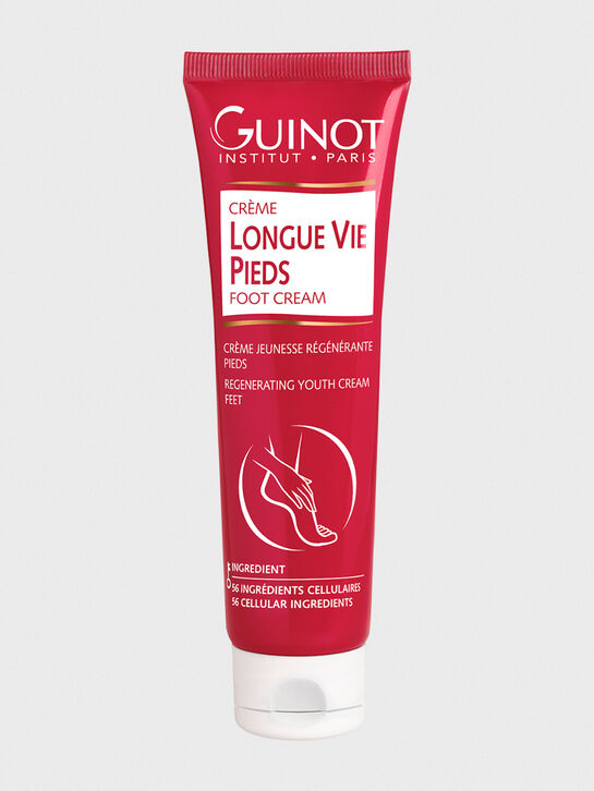 Омолаживающий питательный крем для ног с 56 активными компонентами Creme Longue Vie Pieds, 125 мл GUINOT , арт.  | Фото 1