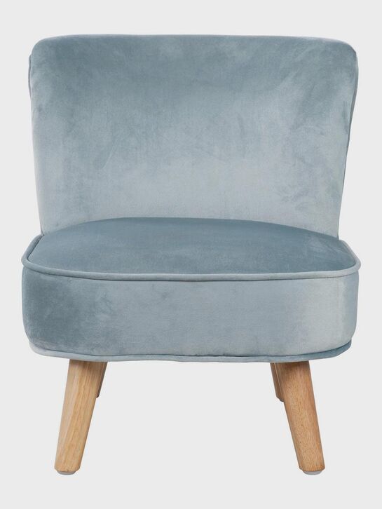 Детское велюровое кресло Lil Sofa, голубой Roba , арт.  | Фото 4