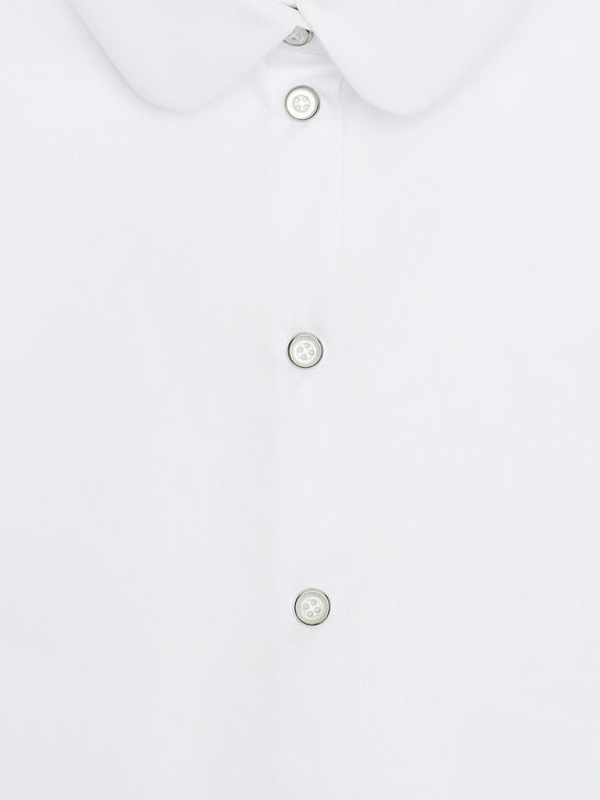 Белая рубашка из хлопка KengLabel , арт.  | Фото 3
