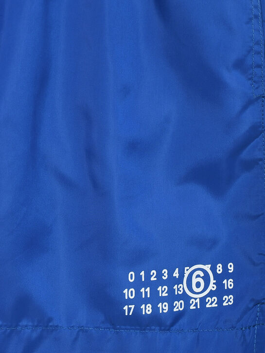 Шорты ярко-синего цвета для купания MM6 , арт.  | Фото 3