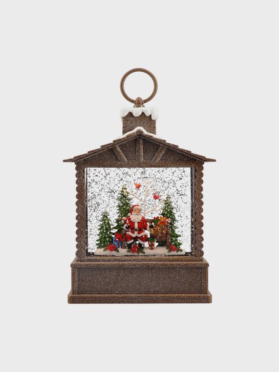 Новогодний сувенир &quot;Фонарь квадратный. Санта / Снеговик&quot;, 18x8,25x25,4 см, цена за 1 шт. Timstor , арт.  | Фото 3