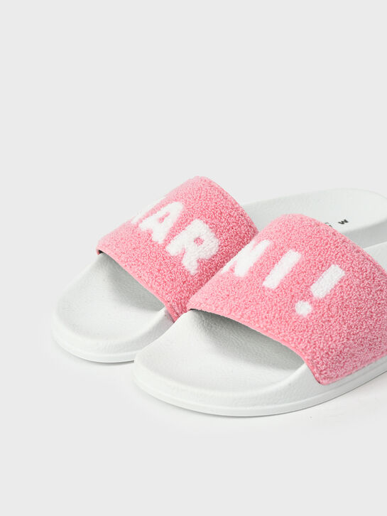 Шлепанцы махровые, белый лого MARNI , арт.  | Фото 4