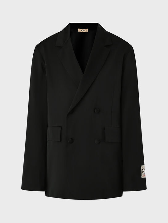 Пиджак двубортный, черный N21 , арт.  | Фото 1