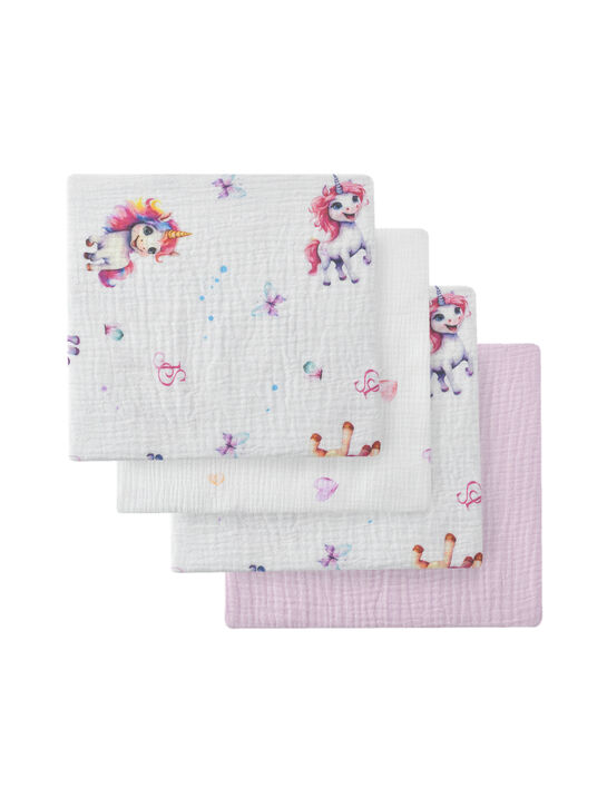 Пеленки-мини из муслина 60x60см, 4 шт Jan&Sofie , арт.  | Фото 1