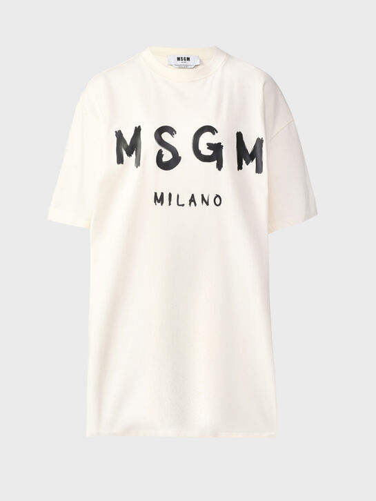 Платье-футболка, белая MSGM , арт.  | Фото 1