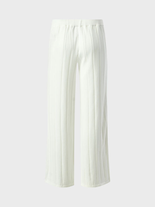 Брюки вязаные, белые Brunello Cucinelli , арт.  | Фото 3