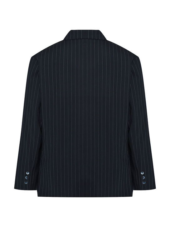 Пиджак в полоску, синий Ella B , арт.  | Фото 3