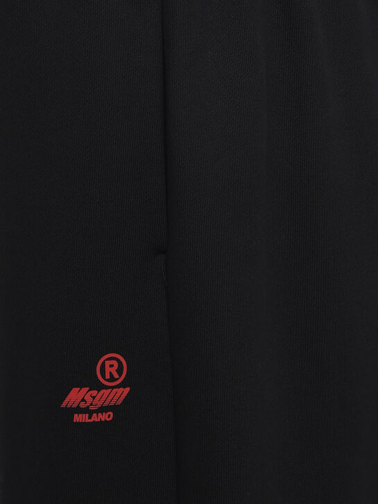 Спортивные брюки с лого, черные MSGM , арт.  | Фото 7