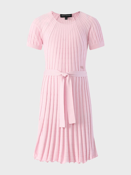 Платье с объёмной вязкой, розовое Emporio Armani , арт.  | Фото 1