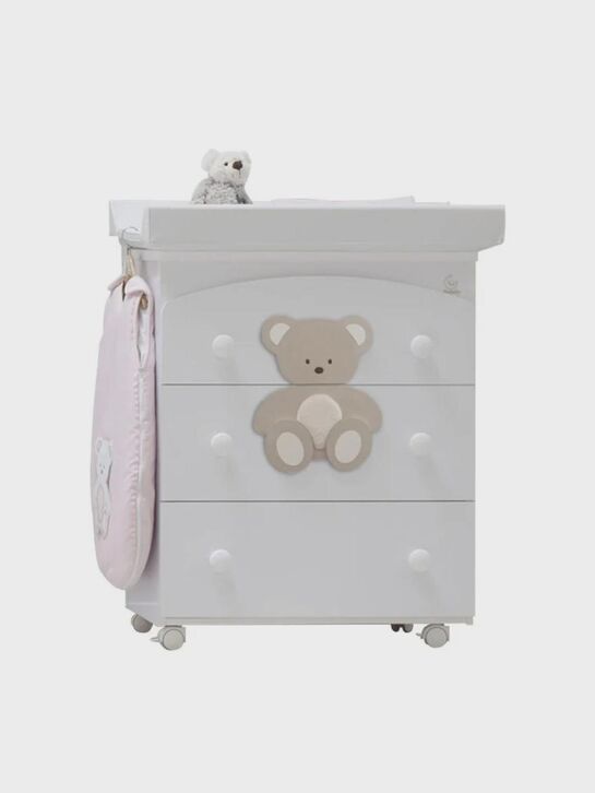 Пеленальный комод Peluche, белый/кремовый ITALBABY , арт.  | Фото 1