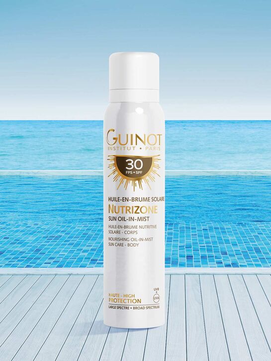 Питательное масло-вуаль для активации загара SPF30 Huile-En-Brume Solaire Nutrizone, 150 мл GUINOT , арт.  | Фото 2