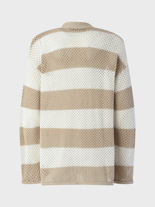 Кардиган в полоску, вязаный Max&Co , арт.  | Фото 3