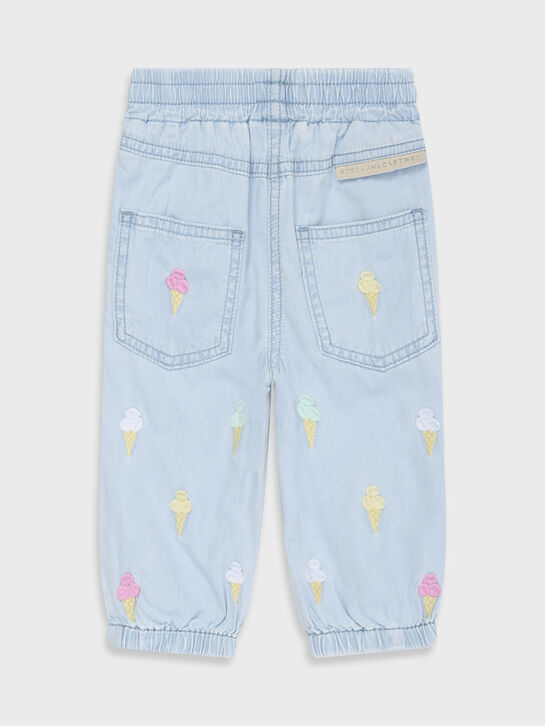 Джинсы с вышивкой &quot;мороженое&quot; Stella McCartney , арт.  | Фото 2