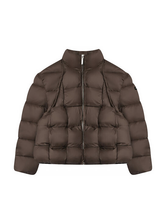 Куртка стеганая, шоколадная Freedomday , арт.  | Фото 1