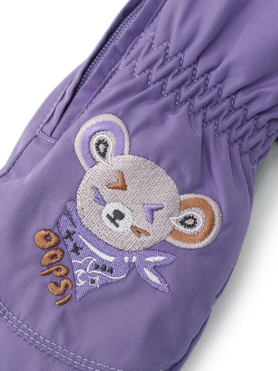 Варежки непромокаемые с молнией, сиреневые Poivre Blanc , арт.  | Фото 4