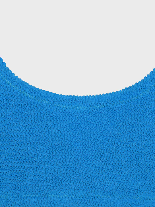 Купальник из жатой ткани, голубой Saint Barth , арт.  | Фото 7