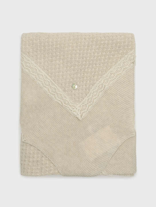 Плед с кружевной отделкой Paz Rodriguez , арт.  | Фото 2