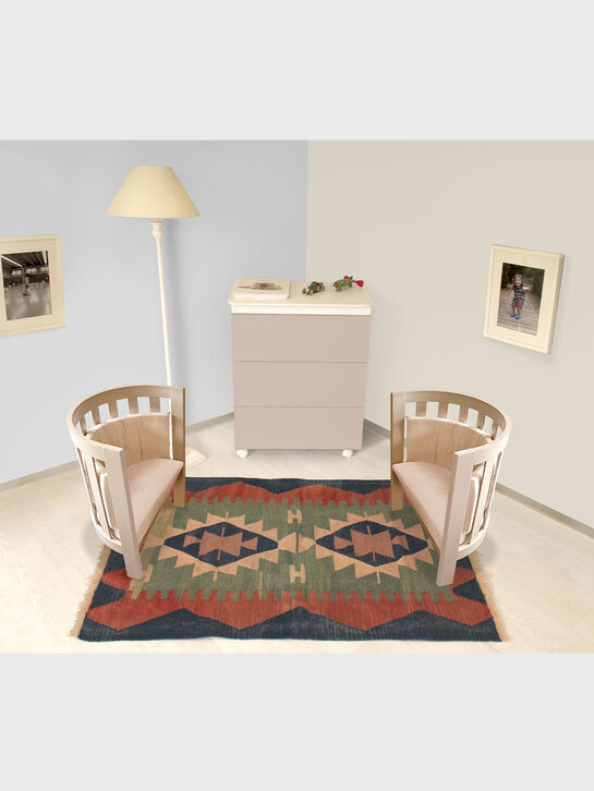 Пеленальный комод Lunetta Ovale, белый/шоколад ITALBABY , арт.  | Фото 2