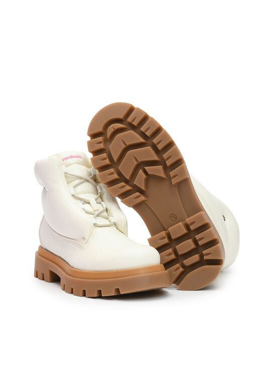 Ботинки с флисовой подкладкой, кремовые Rondinella , арт.  | Фото 7