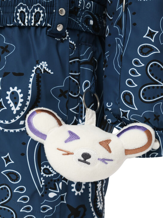 Комбинезон с меховым капюшоном и сплошным принтом Poivre Blanc , арт.  | Фото 3