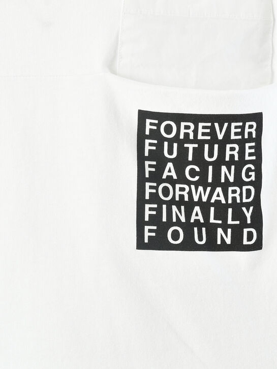 Футболка с карманом и текстовым принтом ASPESI , арт.  | Фото 3