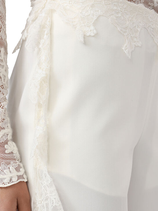 Брюки с кружевным поясом Blumarine , арт.  | Фото 7