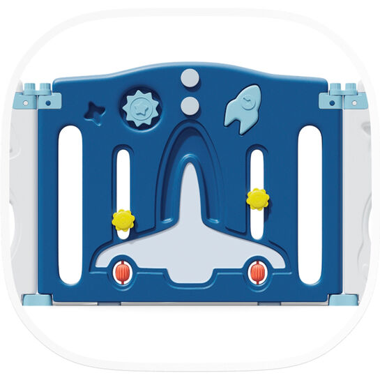 Манеж Kids SUPREME Space blue с качелями, 160x160  UNIX Kids , арт.  | Фото 2