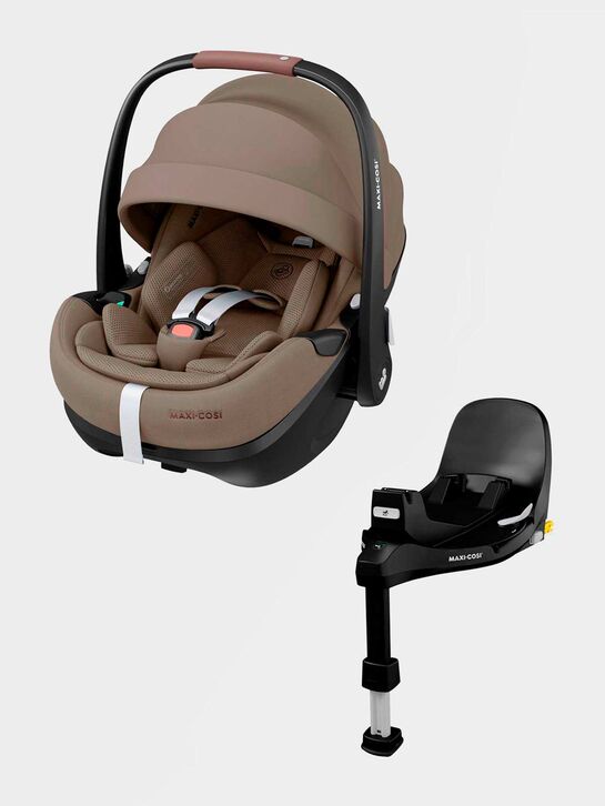 Автокресло Pebble 360 Pro Twillic Truffle 2 в комплекте с базой FAMILYFIX 360 PRO Maxi-Cosi , арт.  | Фото 1