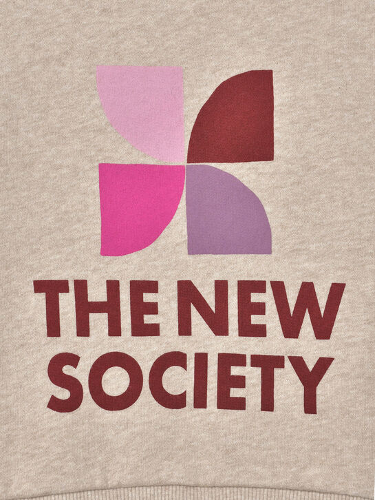 Свитшот с лого, серый The New Society , арт.  | Фото 3