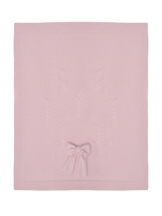 Плед из кашемира с бантом, розовый Tomax , арт.  | Фото 2