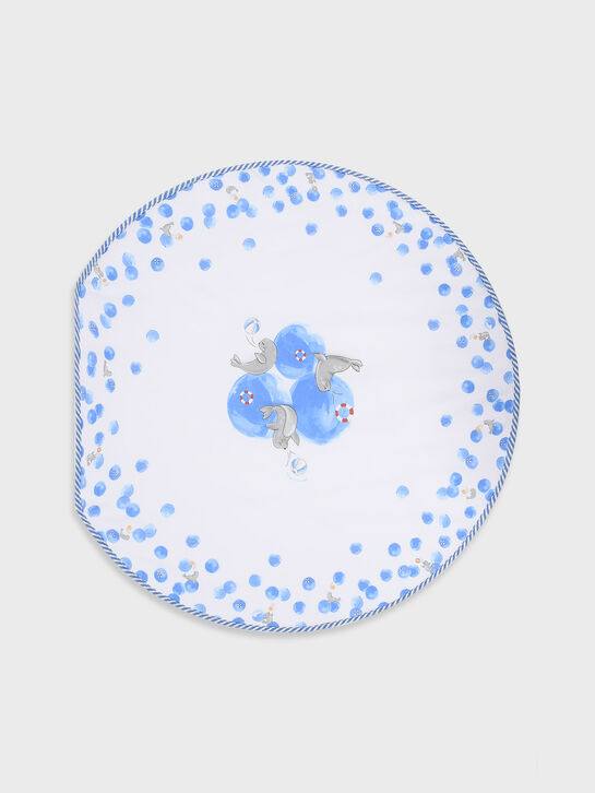 Одеяло с принтом &quot;тюлени&quot; Monnalisa , арт.  | Фото 1